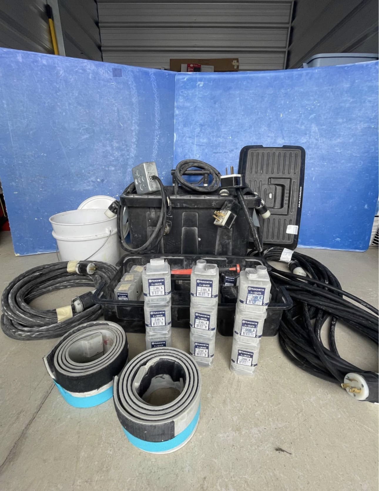 Concrete grinding tools, diamond tooling and cables